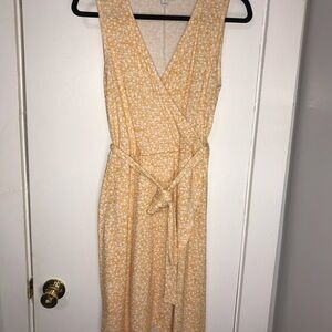 41 Hawthorn Yellow Floral High Low Dress